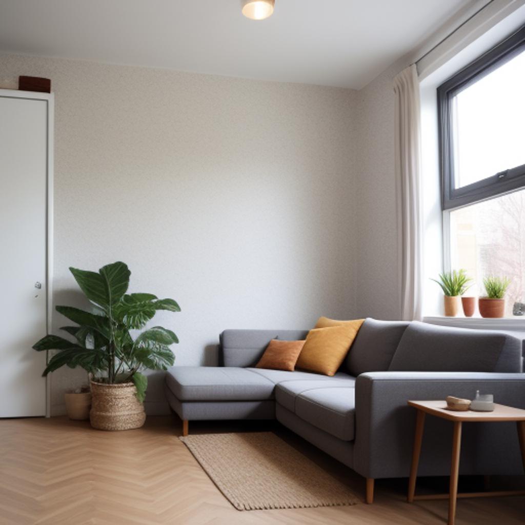 Background, cosy interior by by @ai_generated