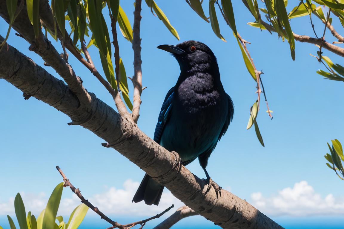 Scenic view with tui by @ai_generated