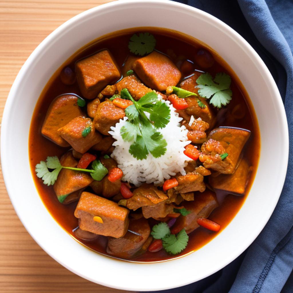 Laphing nepali dish by by @ai_generated