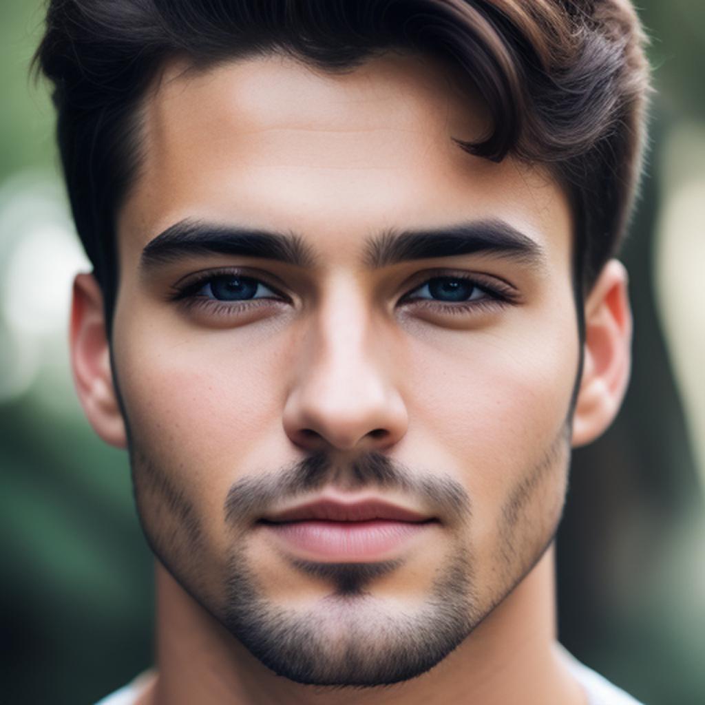 Man portrait photography, realistic by @ai_generated