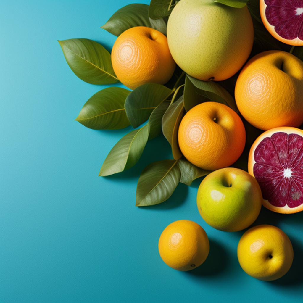 Background, some fruits by by @ai_generated