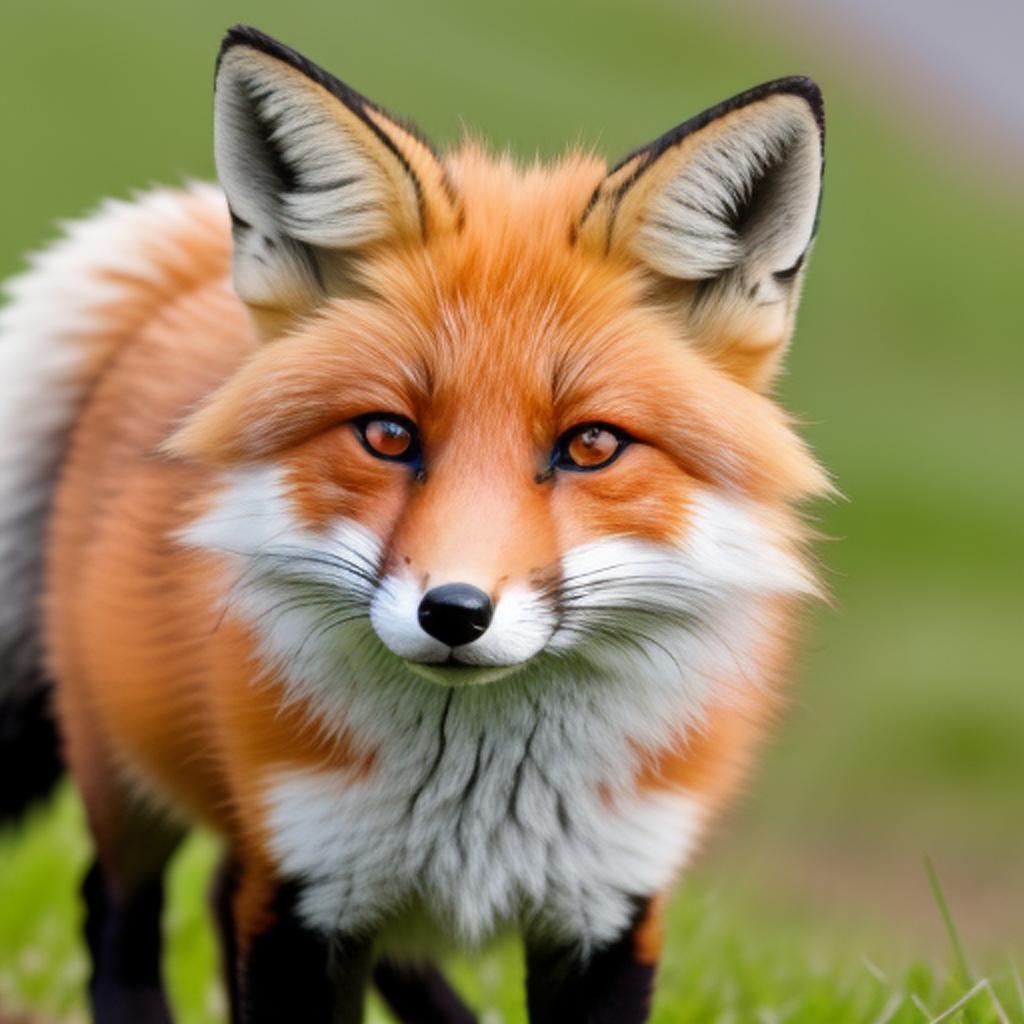 Cute fox by @darkhunter13. Kl by @ai_generated