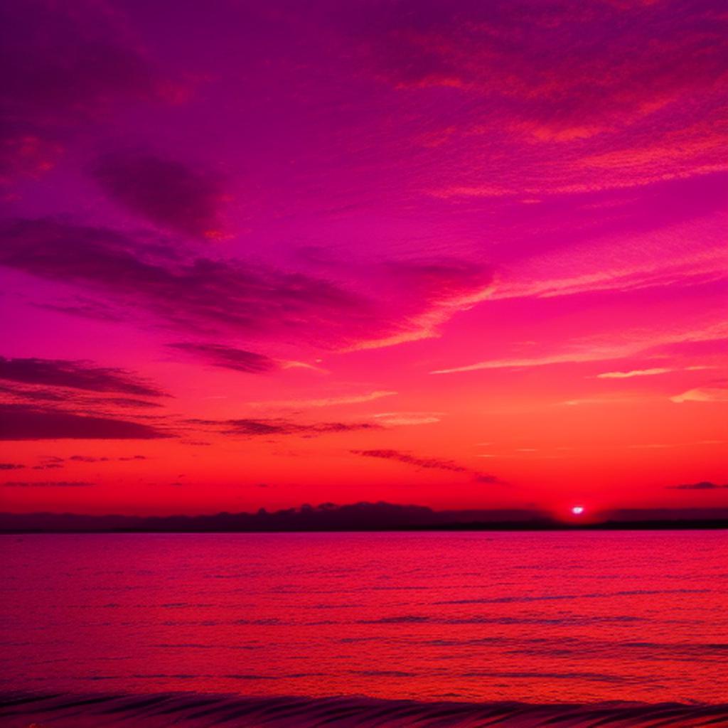 Background, magenta, orange, sunset by @ai_generated