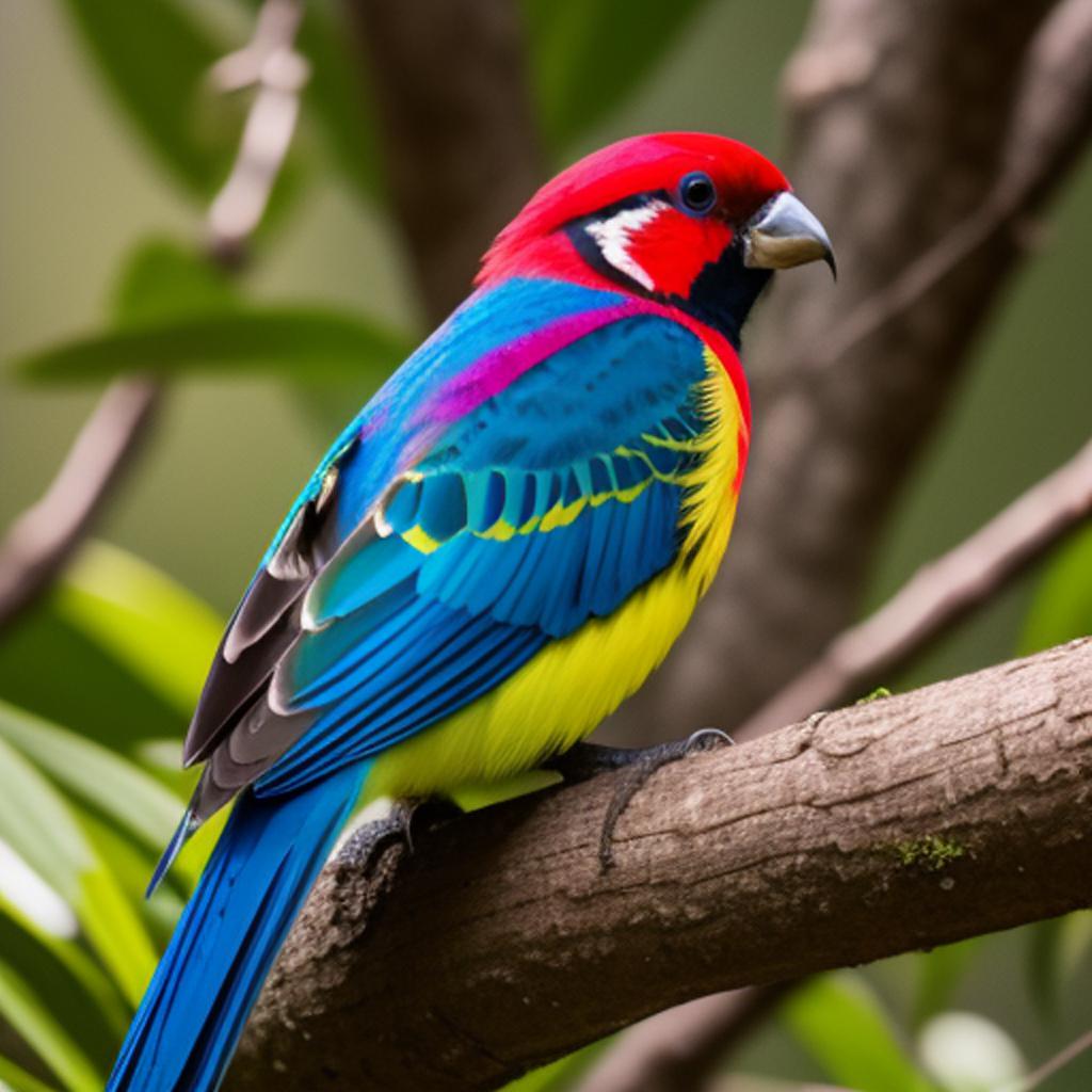 Eastern rosella by @56dxzn9x by @ai_generated
