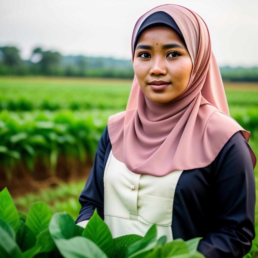 A young malay woman by @ai_generated