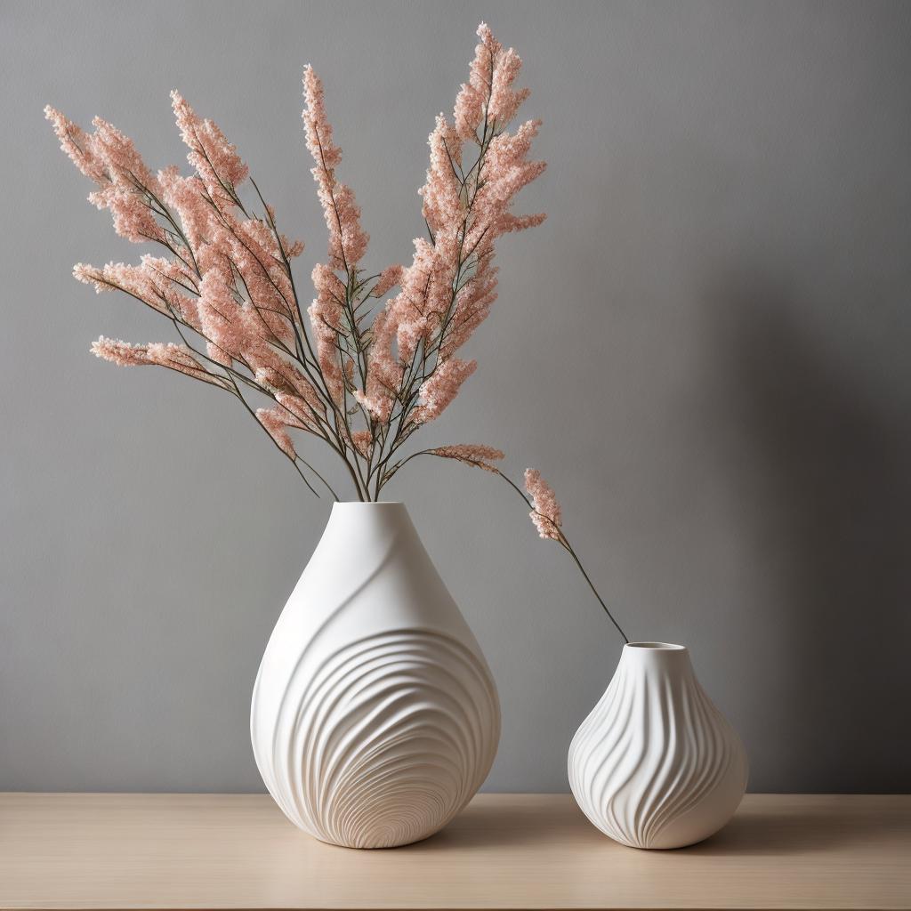 "flower vase, elegant design, by @ai_generated