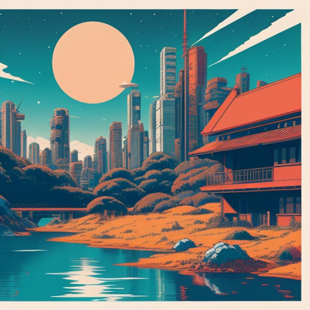 Background, landscape, style of by @ai_generated