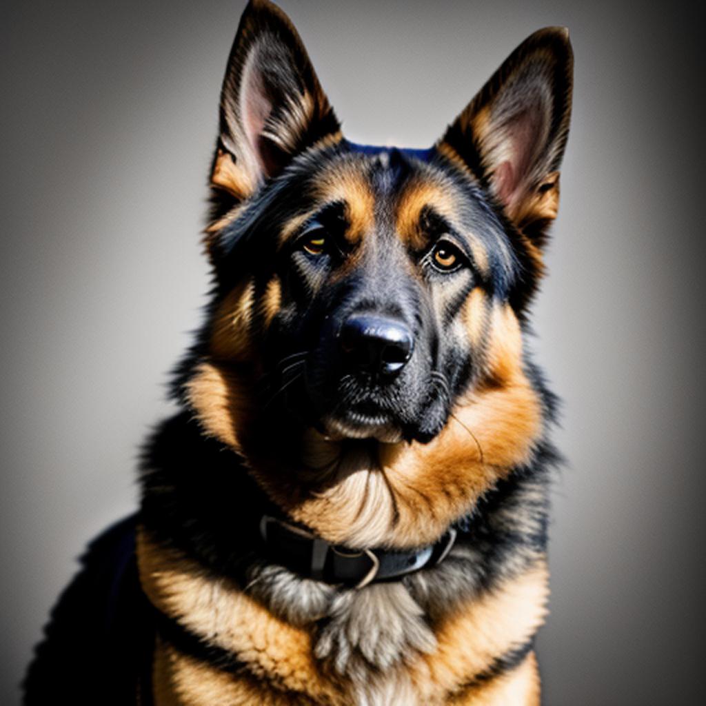 German shepherd by @neesmadisyn14 by @ai_generated