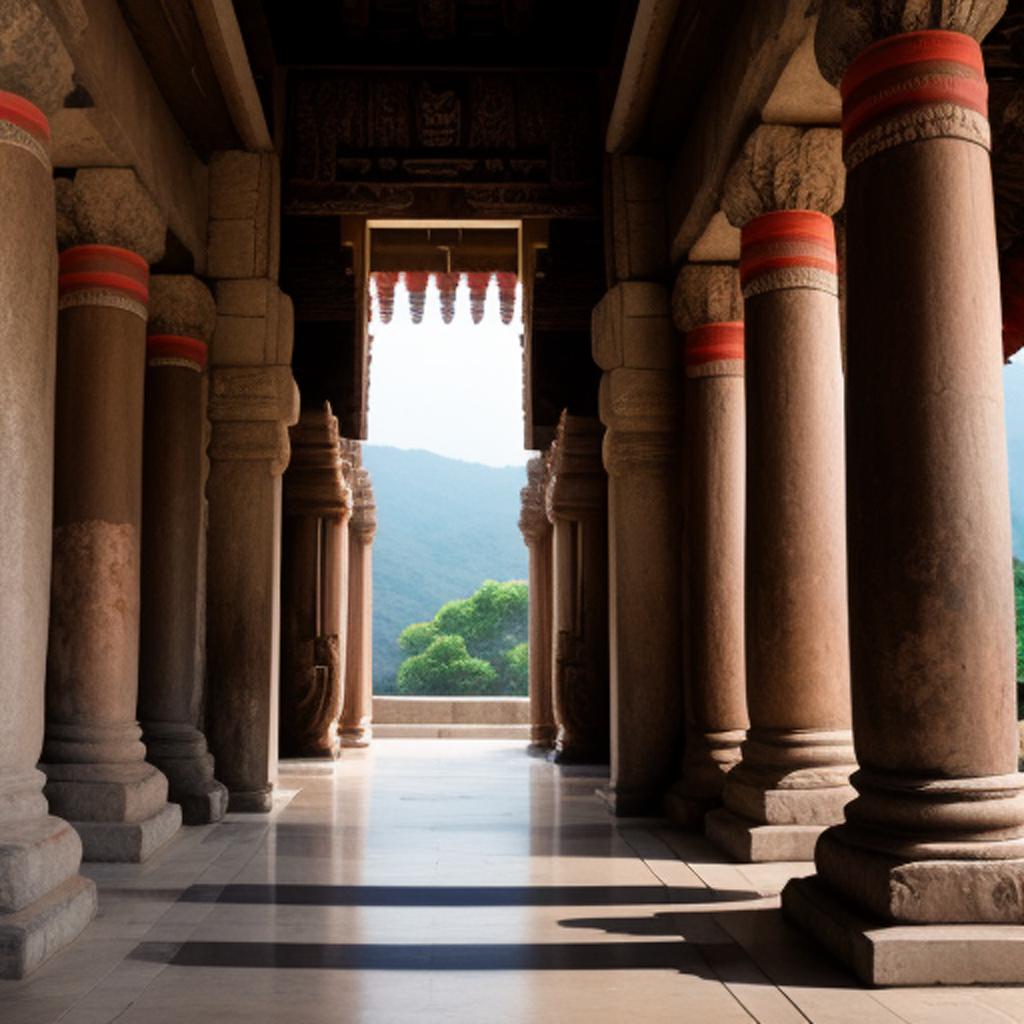 Background, temple by @sriraj642 by @ai_generated