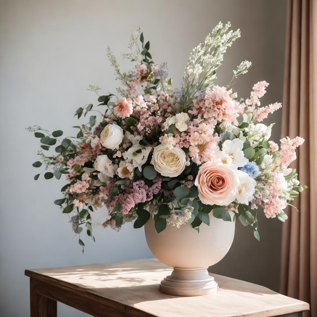 "a beautiful floral arrangement, by @ai_generated