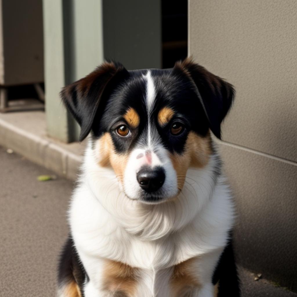Chien qui a l'air by @ai_generated