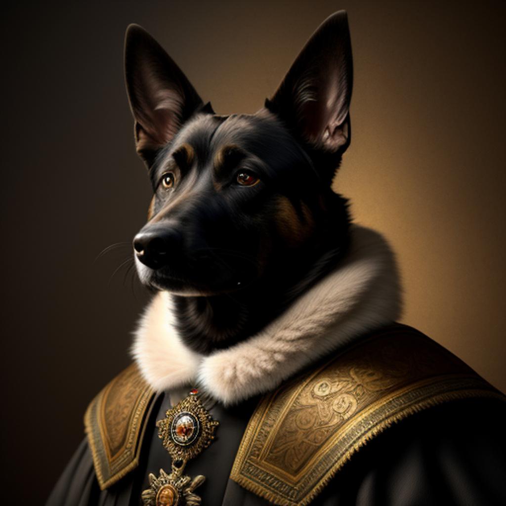 Dutch shepherd as a by @ai_generated