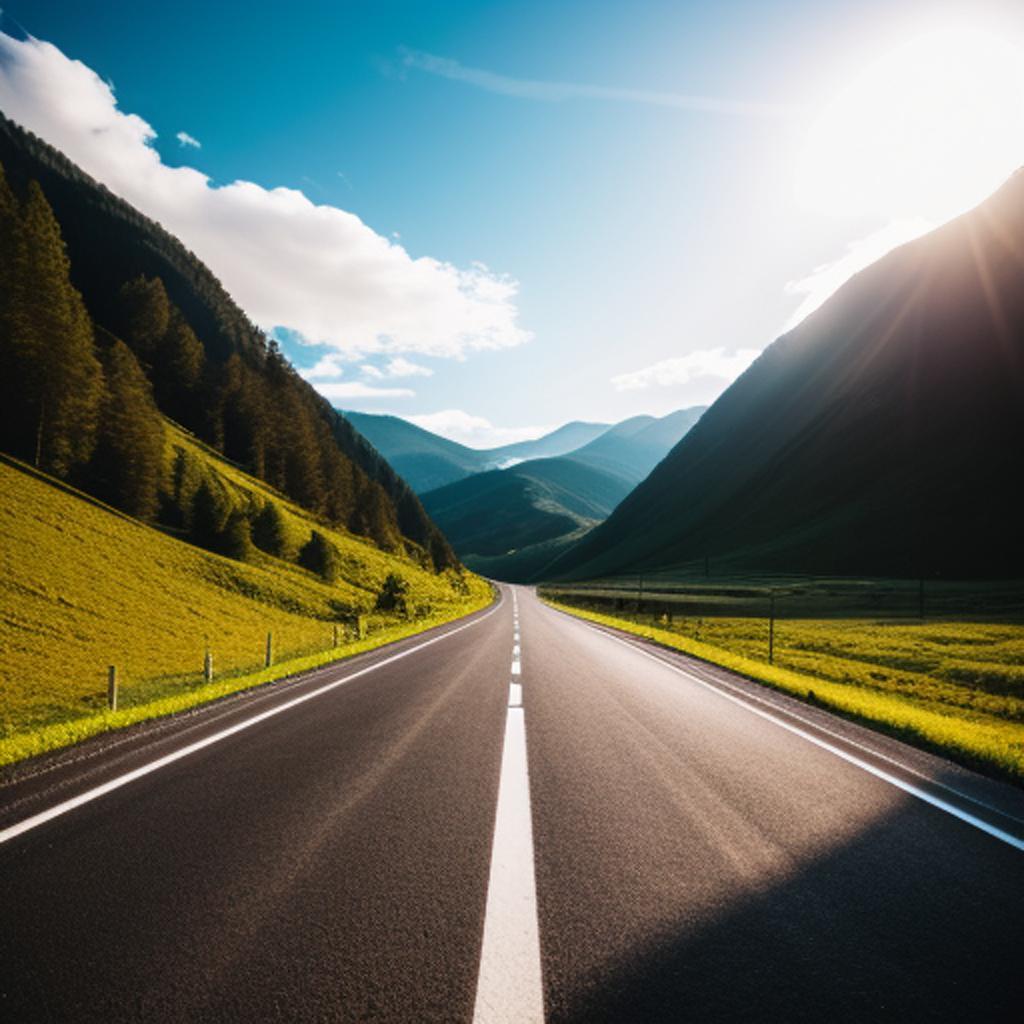 Background, road by @i028cwff by @ai_generated