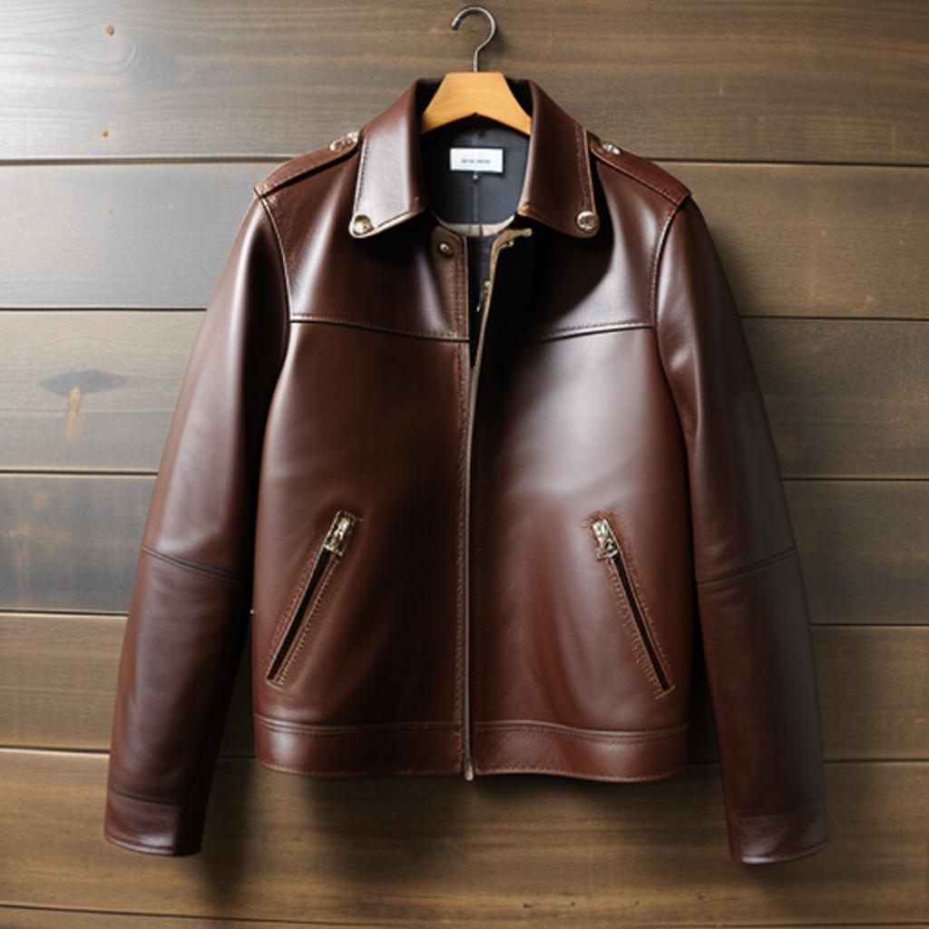 Bbrown leather by @vl8bb2q8 by @ai_generated