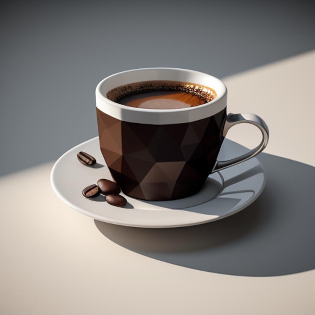 Coffee hyperrealism, realistic lighting, by @ai_generated