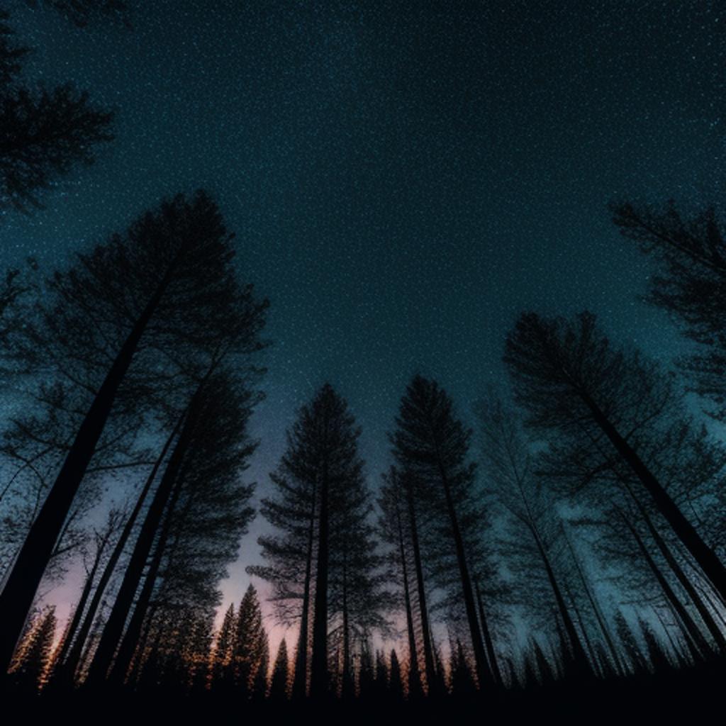 Background, a forest at by @ai_generated