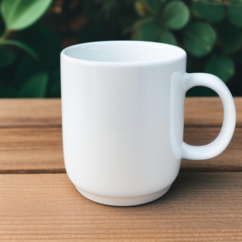 White mug by @2h_95sk8 by @ai_generated