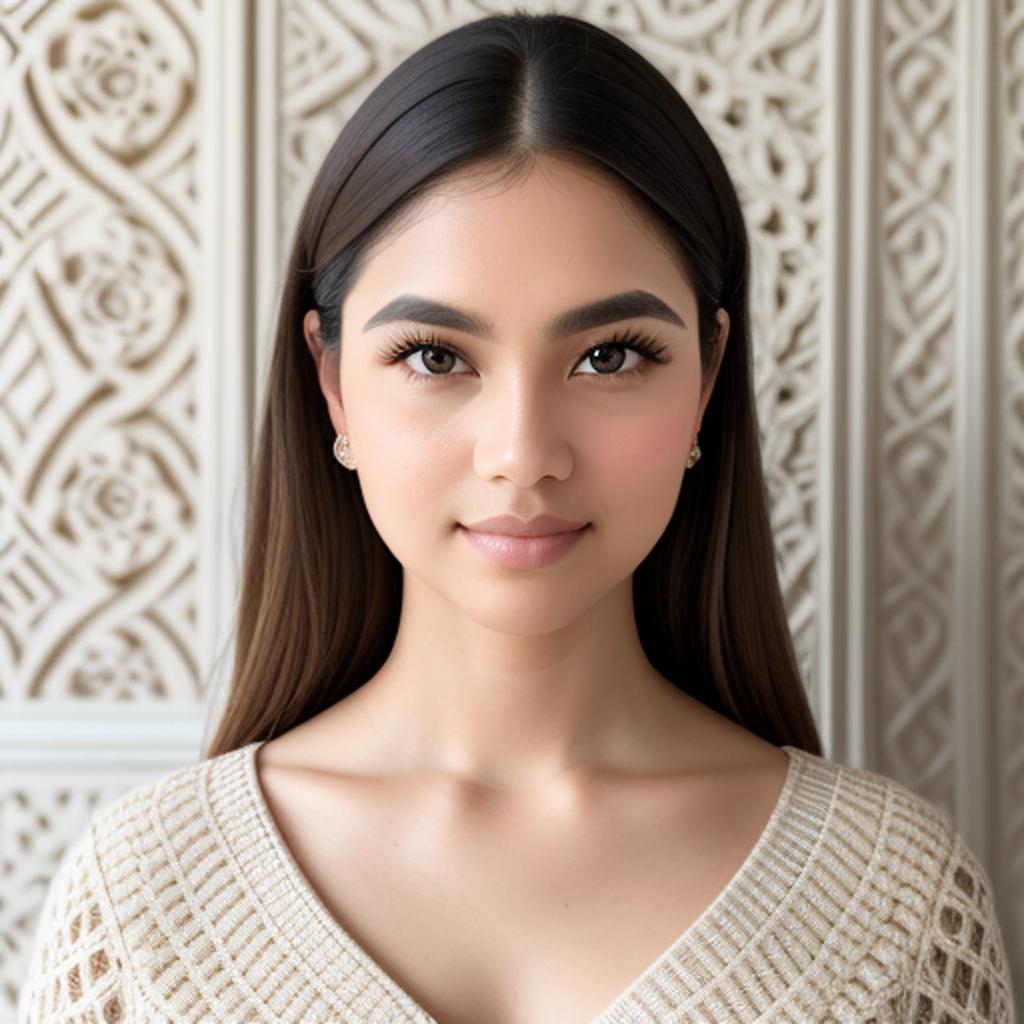 "close-up portrait, soft natural by @ai_generated