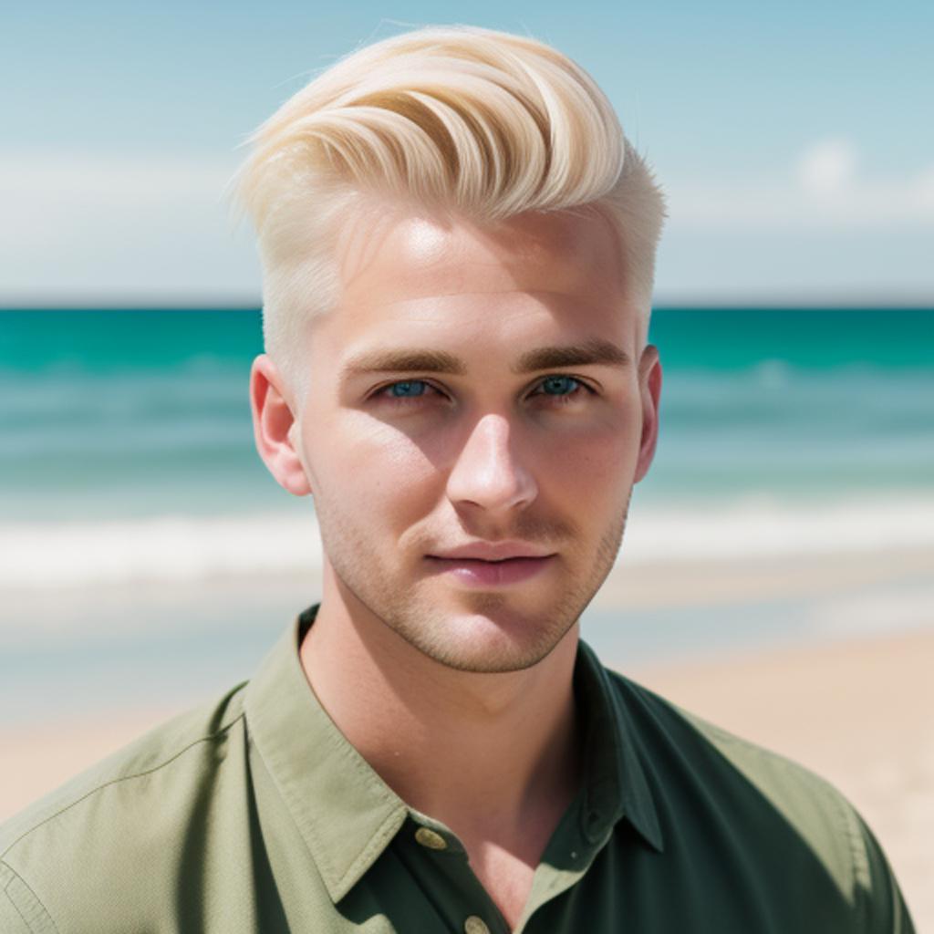 29-jähriger mann blonde kurze by @ai_generated