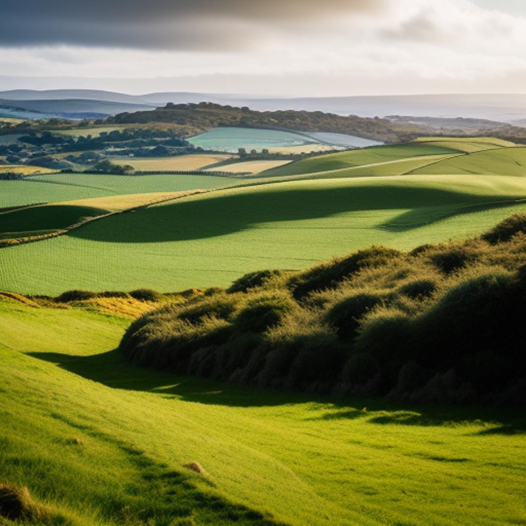 Olive ireland landscape by by @ai_generated