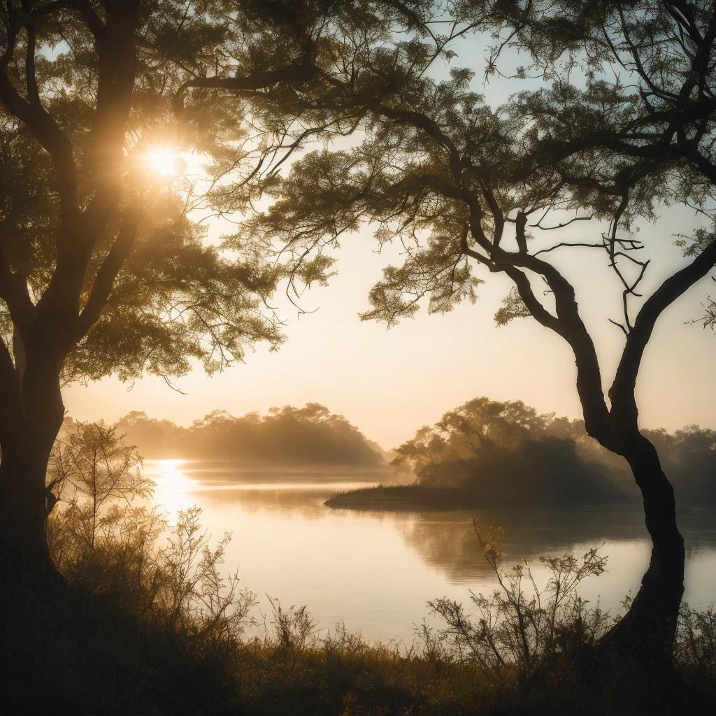 "nature photography, serene scene, by @ai_generated