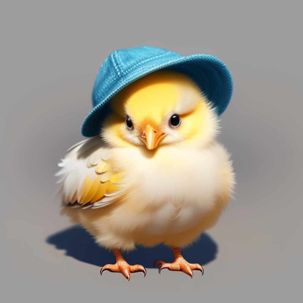 Cute chick kid by by @ai_generated
