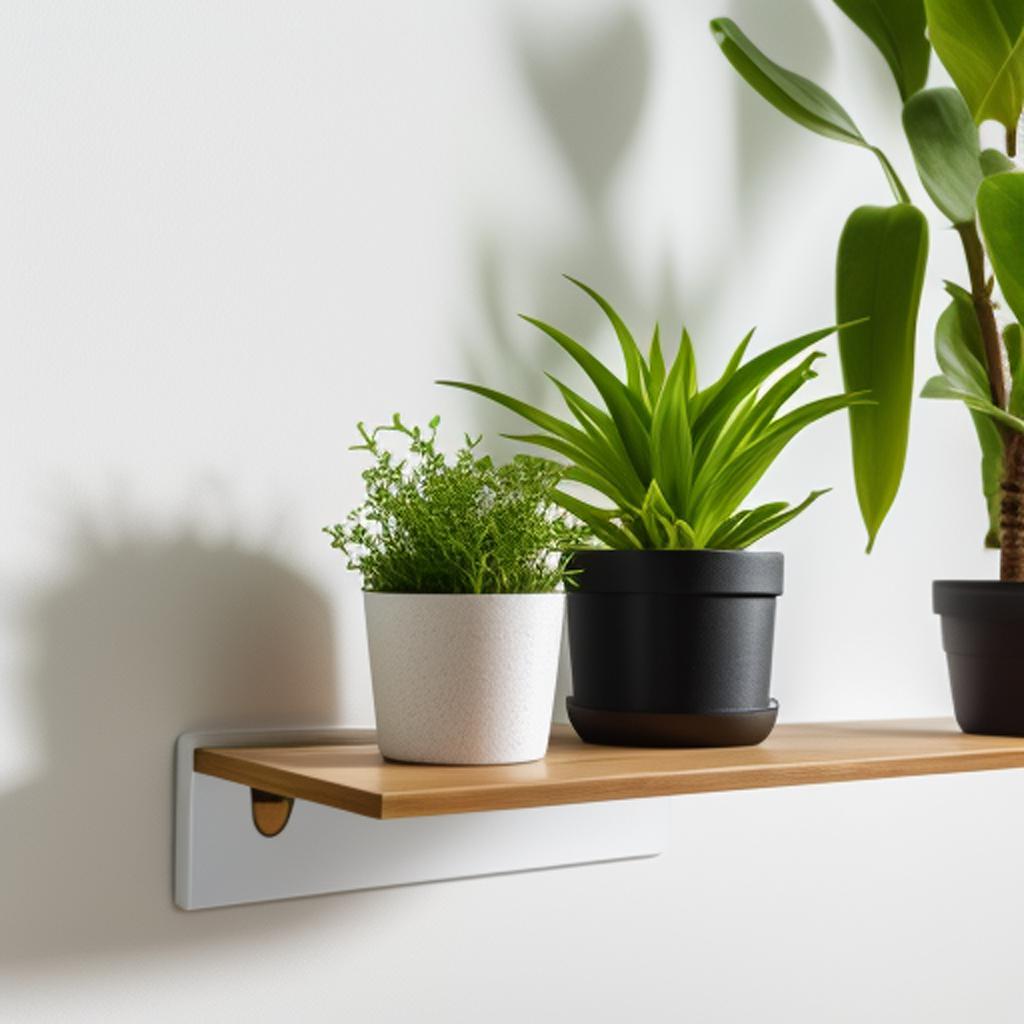 Single shelf sticking out by @ai_generated
