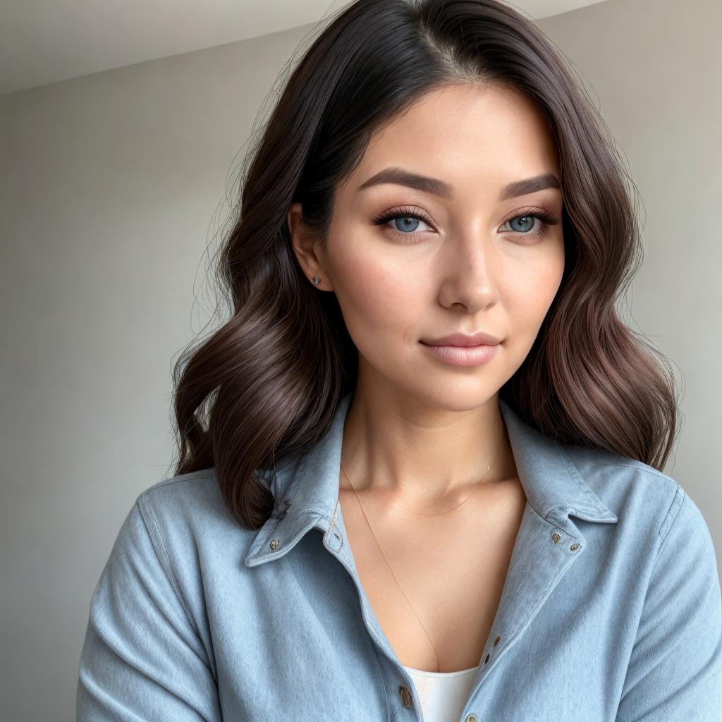 30-year-old woman, average features, by @ai_generated