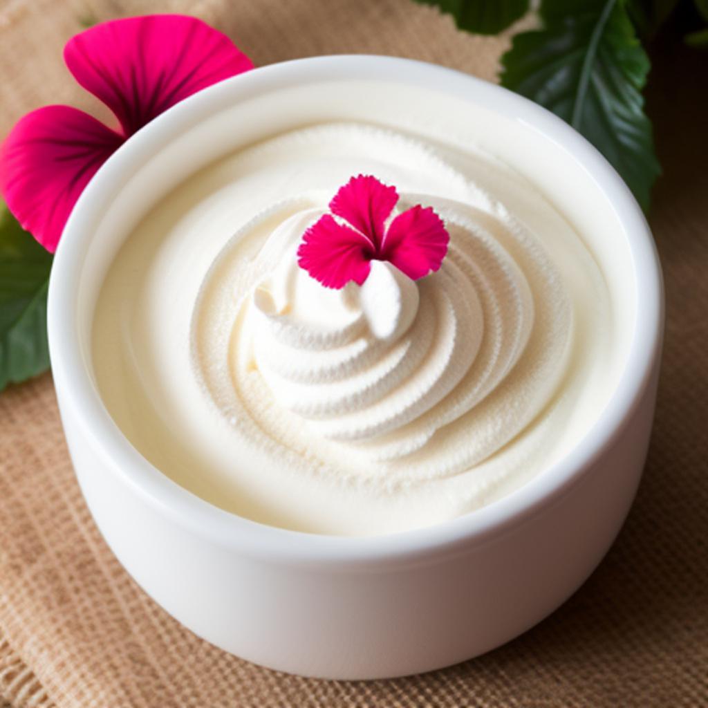 Crema de hibiscus sabdariffa by @ai_generated