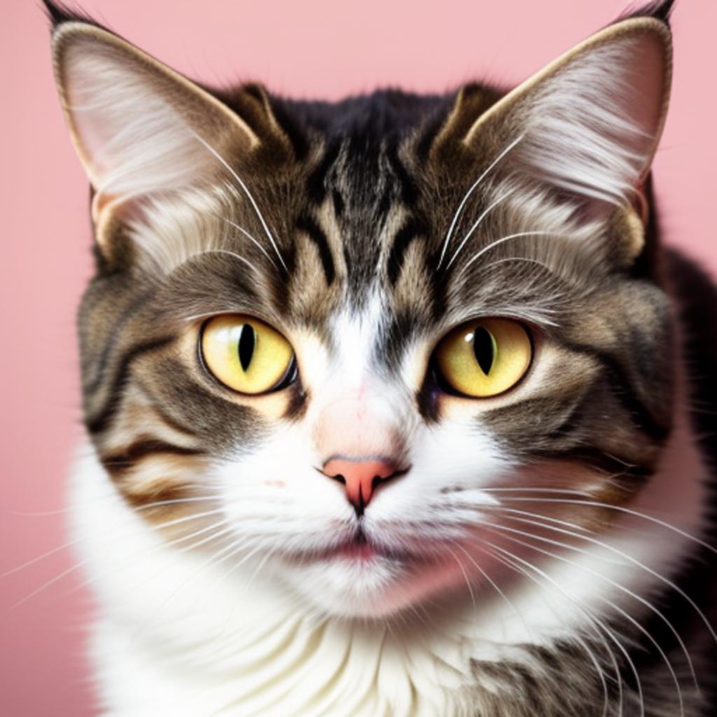 "close-up of cat with by @ai_generated