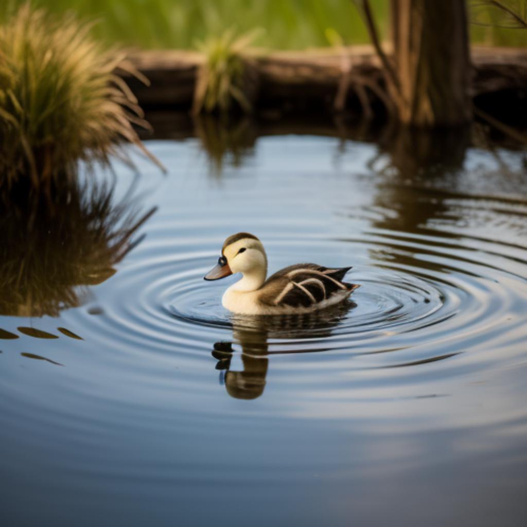 Un patito triste y by @ai_generated
