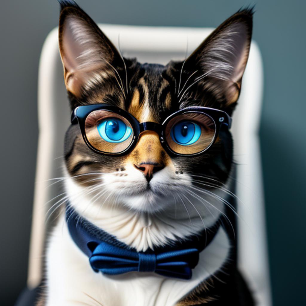 Generate a cat with by @ai_generated
