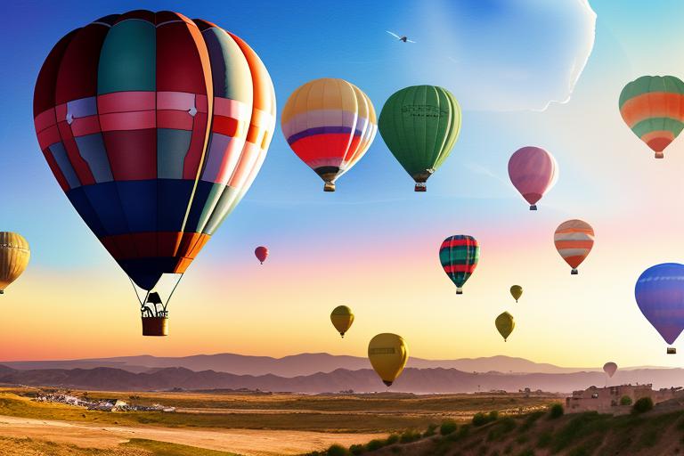 Air baloons, fairy chimneys by @ai_generated