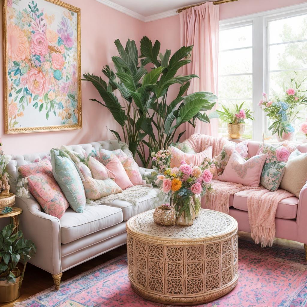 "vibrant floral arrangement, soft by @ai_generated