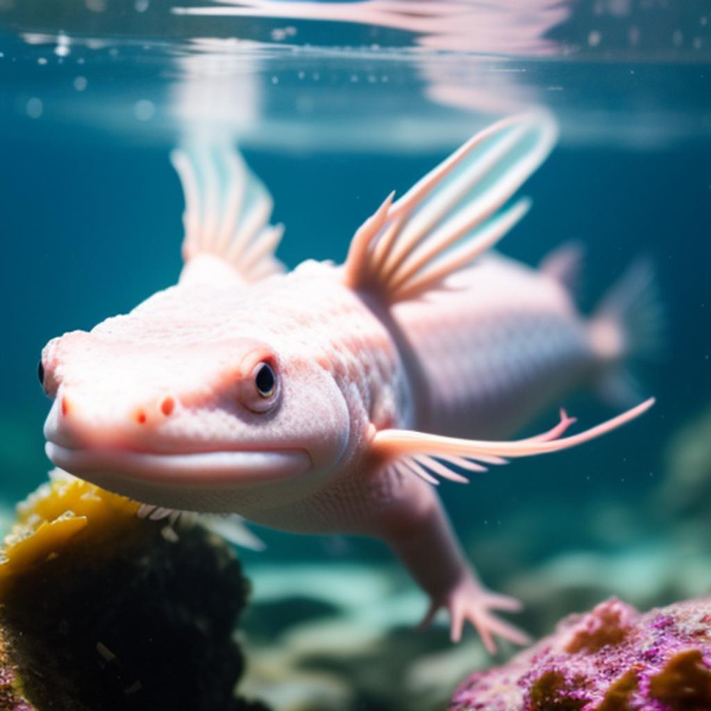Axolotl by @tuw95pp8 by @ai_generated