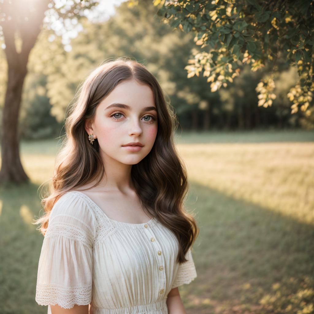 "portrait of a girl by @ai_generated