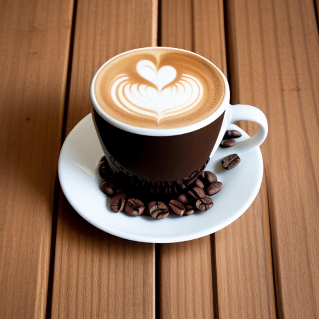 Background, coffee cup by by @ai_generated