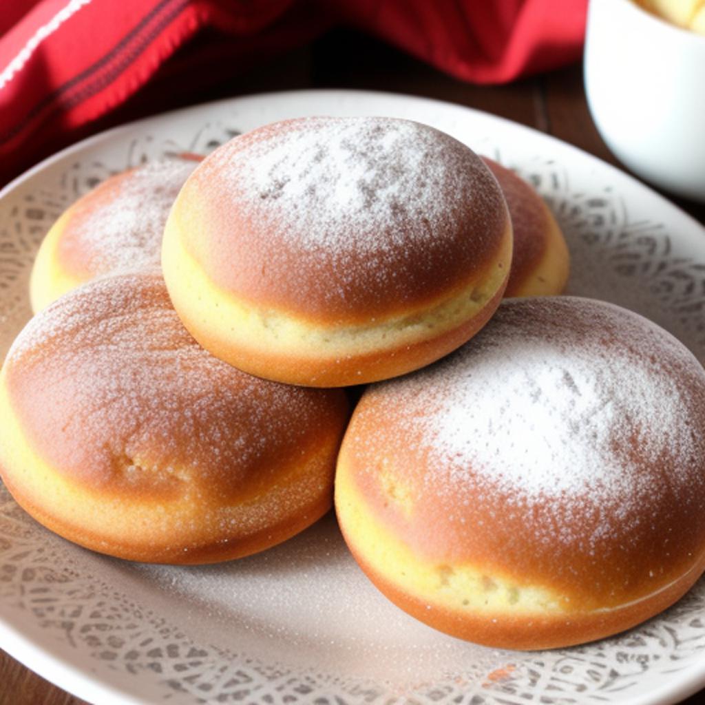 Mexican sweet bread conchas by @ai_generated