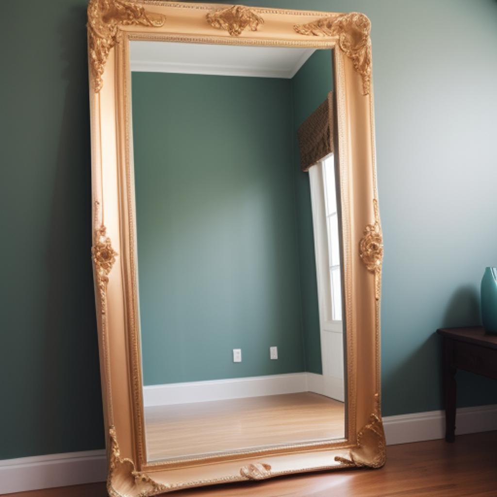 Background, full length mirror by @ai_generated