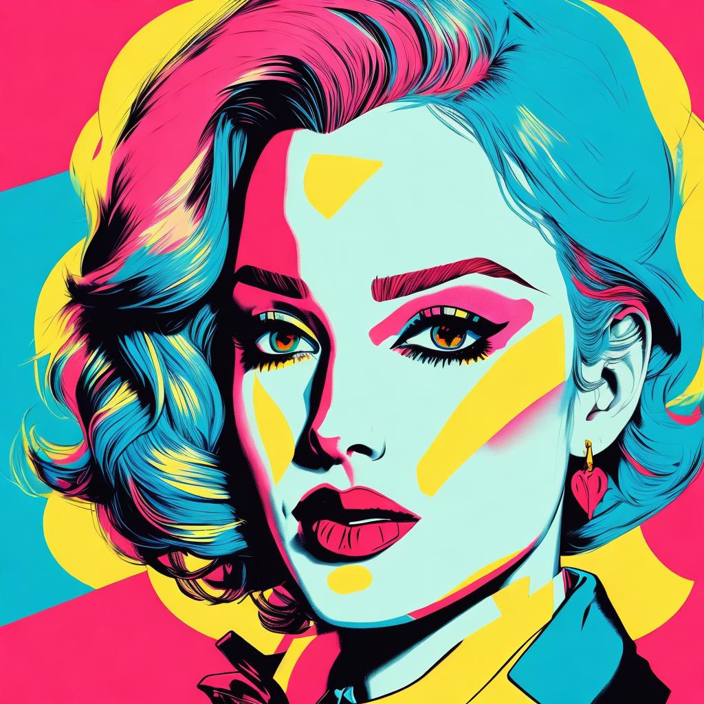 Pop art twist, andy by @ai_generated