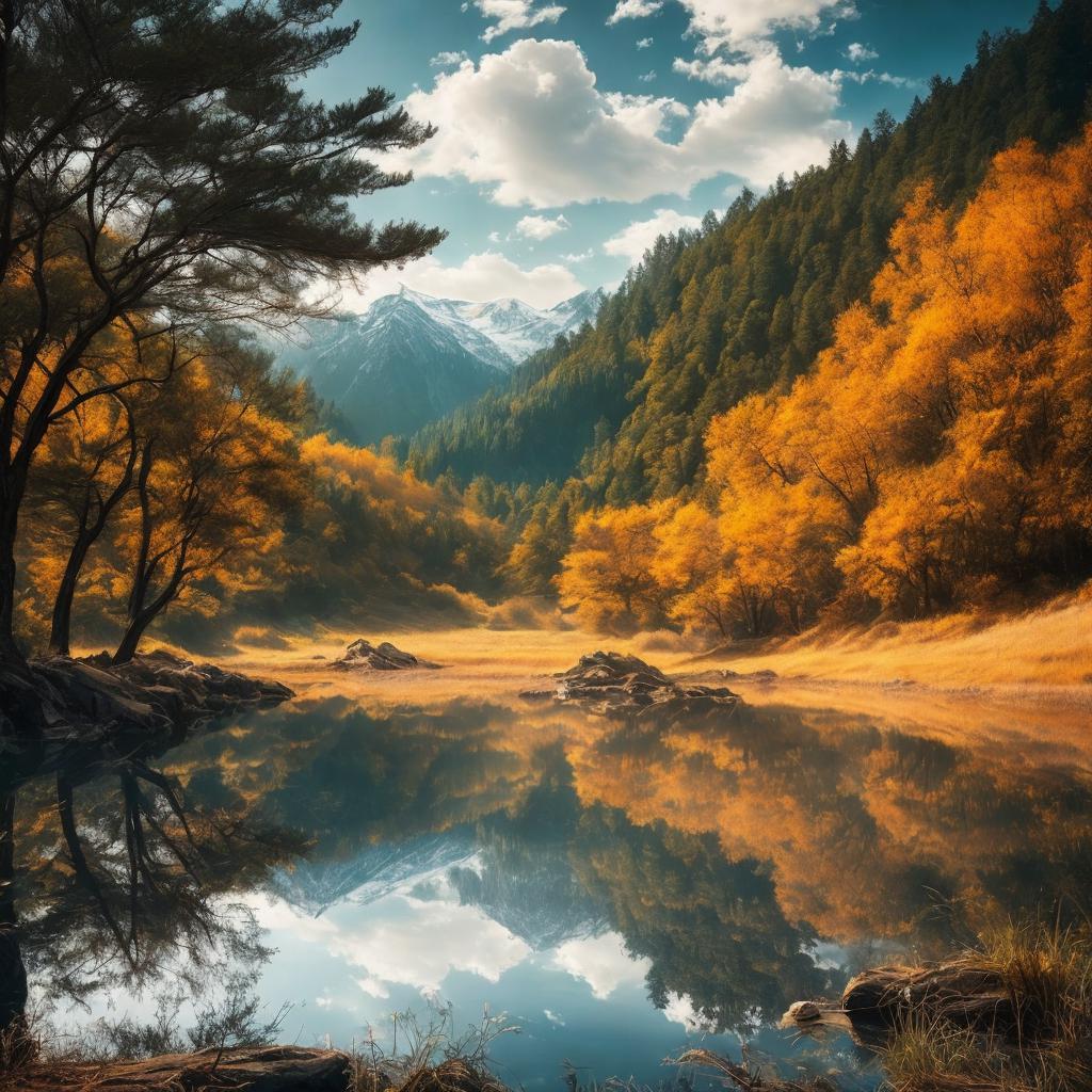 Natural landscape photography,hd quality, by @ai_generated