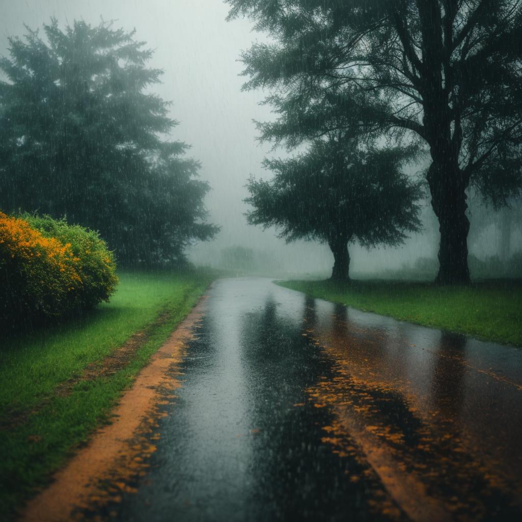 A beautiful rain days by @ai_generated