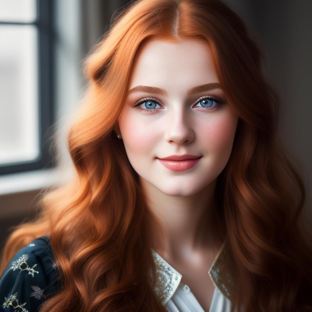 Beautiful young russian lady, by @ai_generated