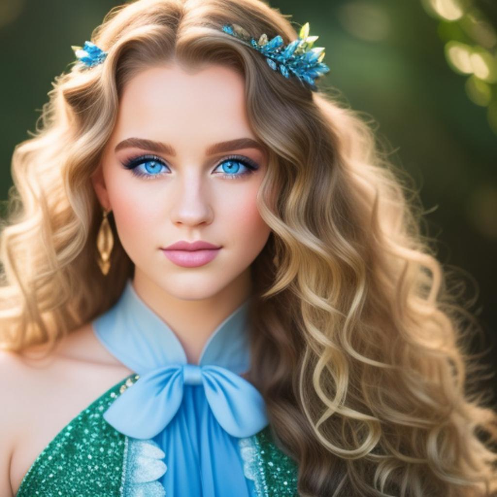 Una principessa disney con by @ai_generated
