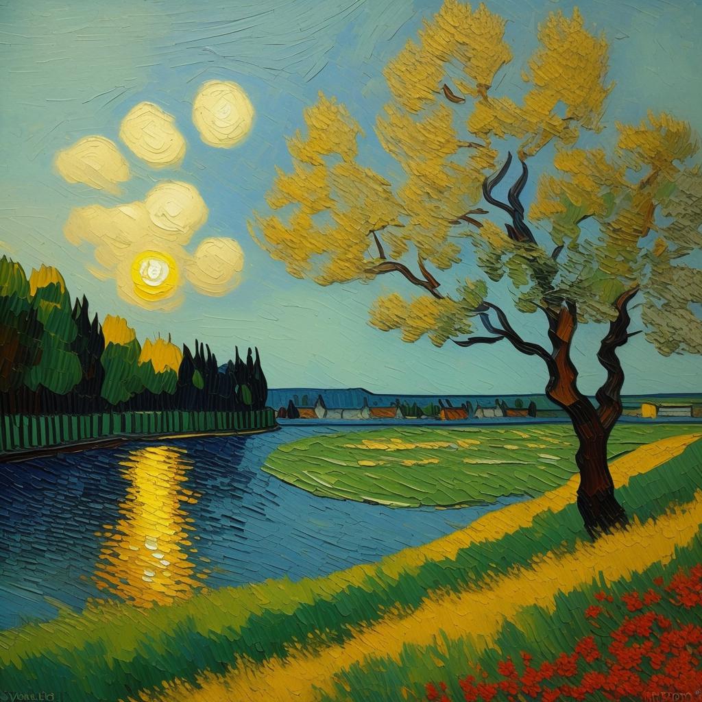Impressionism,oil painting,van gogh style by @ai_generated