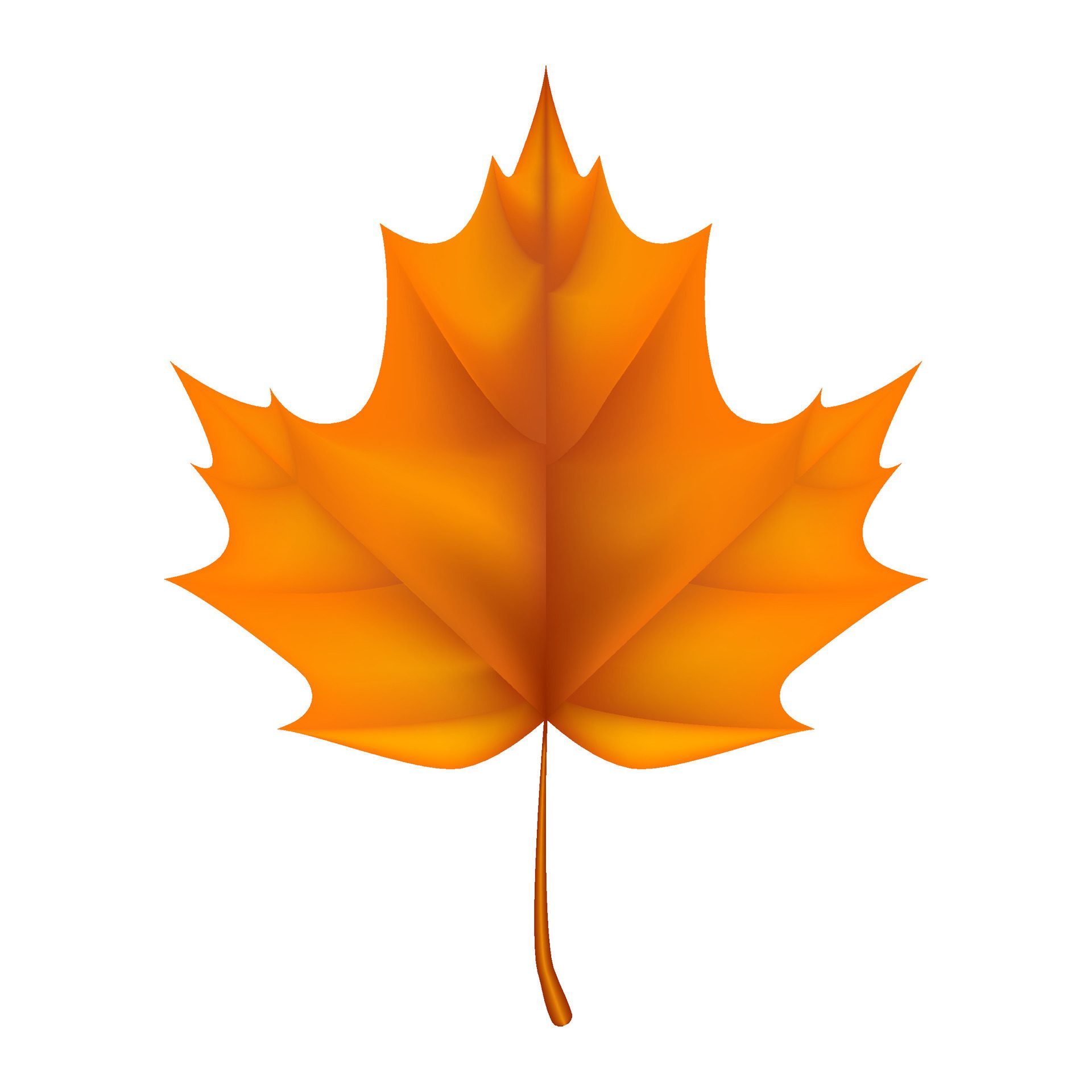 A-realistic-illustration-of-a-orange-maple-leaf-capturing-the-essence-of-autumn-not-ai-generated-free-vector