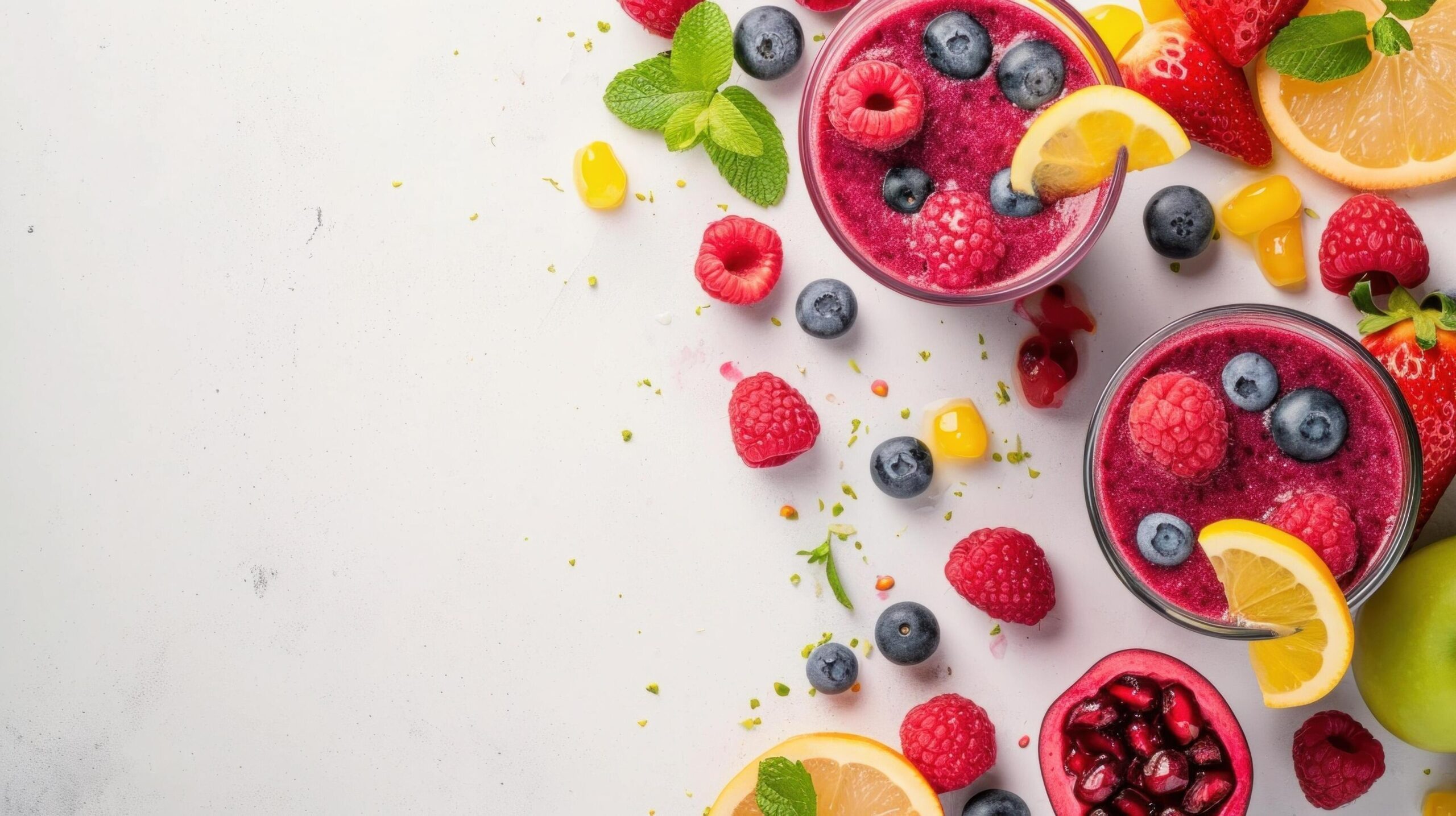 Ai-generated-beautuful-smoothie-background-with-copy-space-free-photo