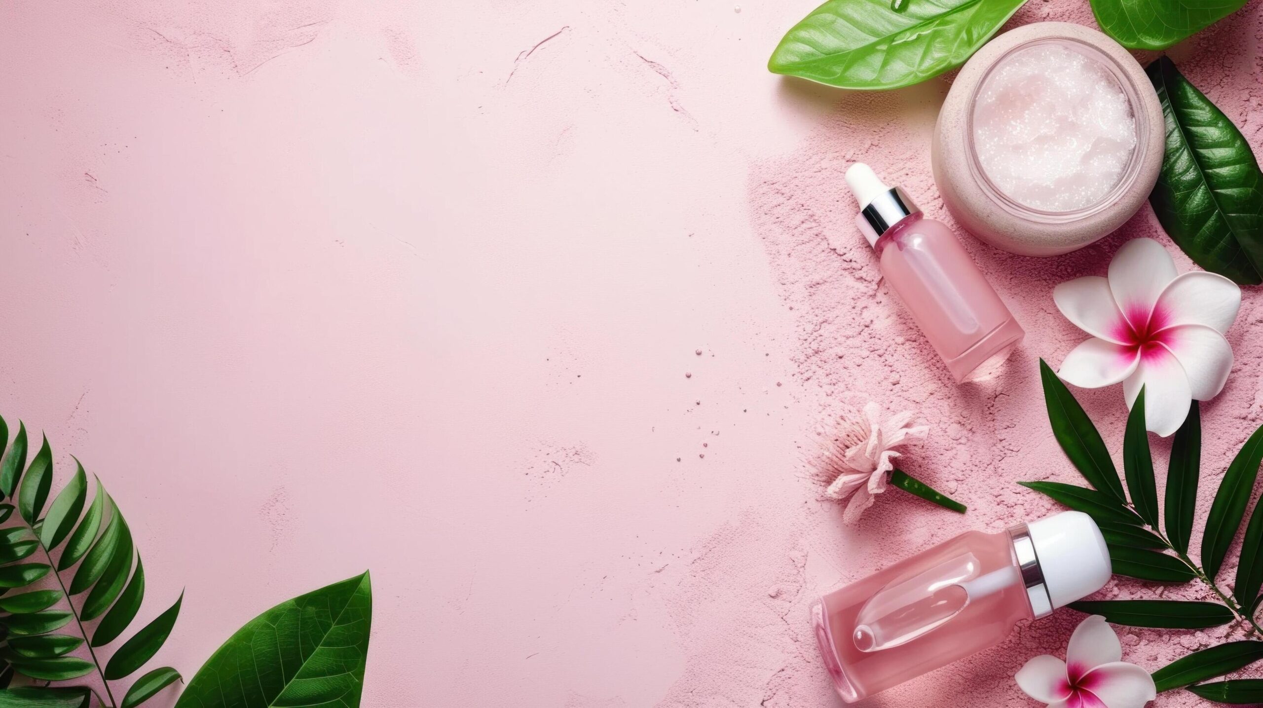 Ai-generated-beauty-salon-advertisment-background-with-copy-space-free-photo