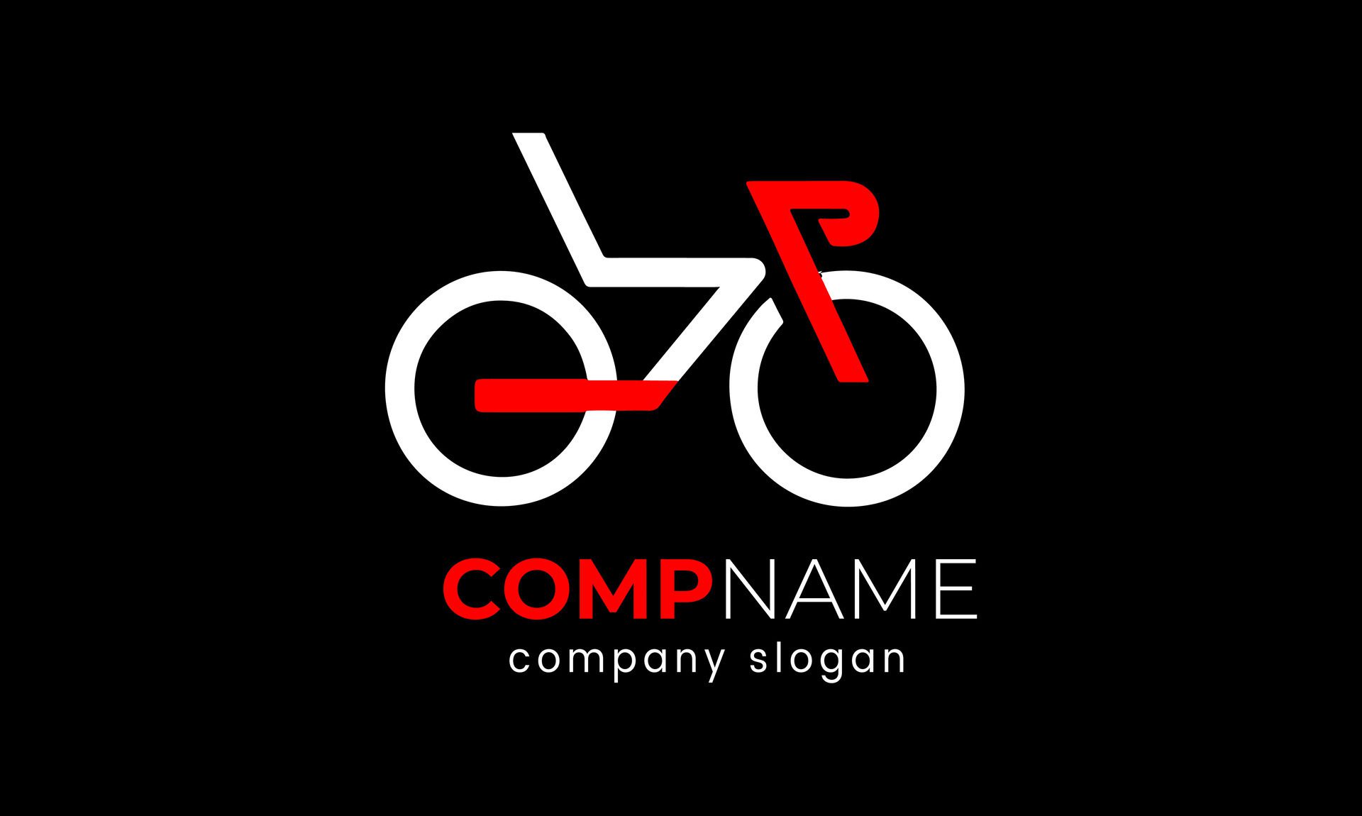 Ai-generated-bicycle-minimalist-modern-logo-design-free-vector