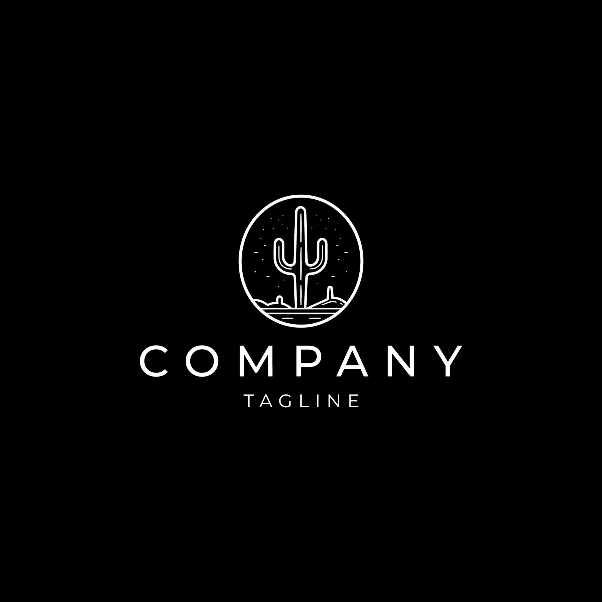 Ai-generated-cactus-logo-icon-design-template-free-vector